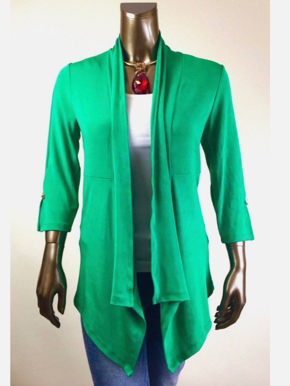*NEW CLOSING - SALE CHICO'S TRAVELERS BAMBOO TRIM JACKET/CARDIGAN (S)